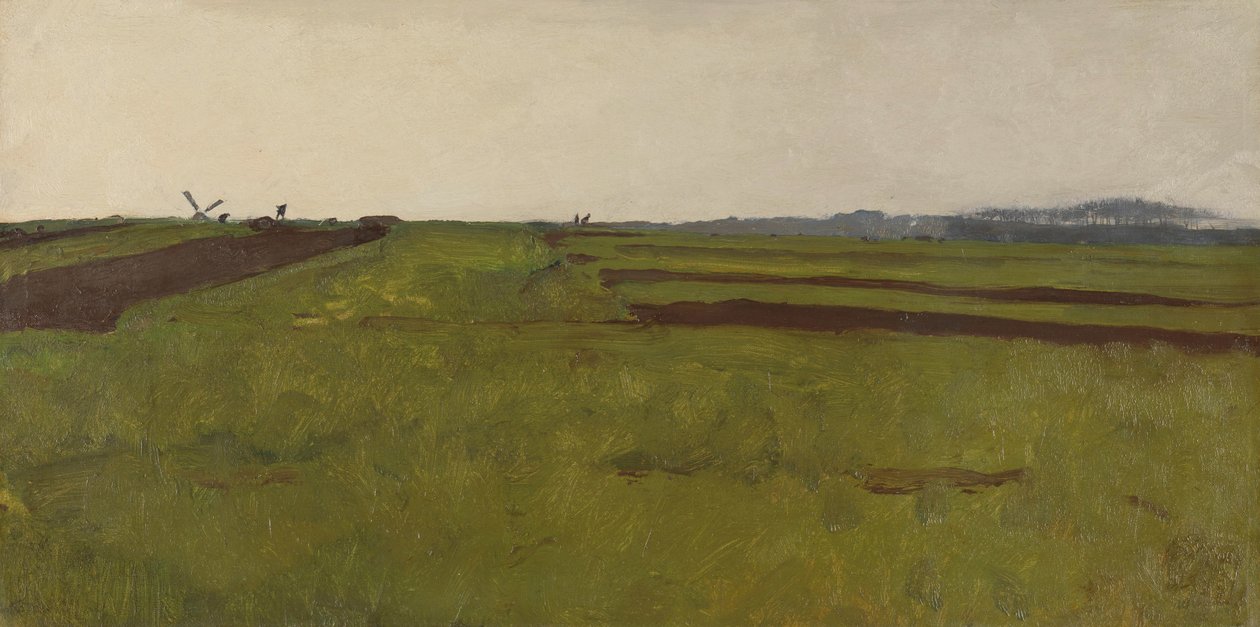 Landskab med marker af Willem Arnoldus Witsen