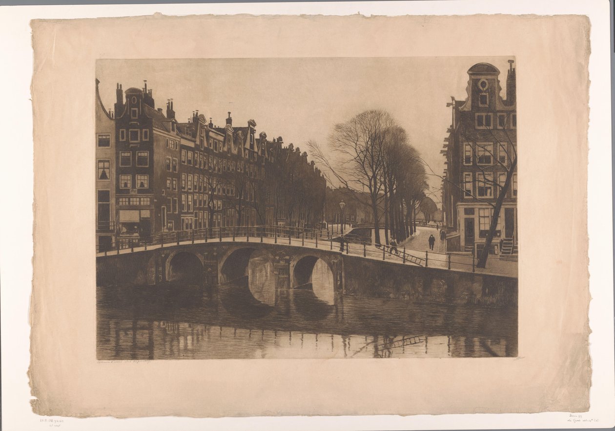 Leidsegracht, Amsterdam af Willem Arnoldus Witsen