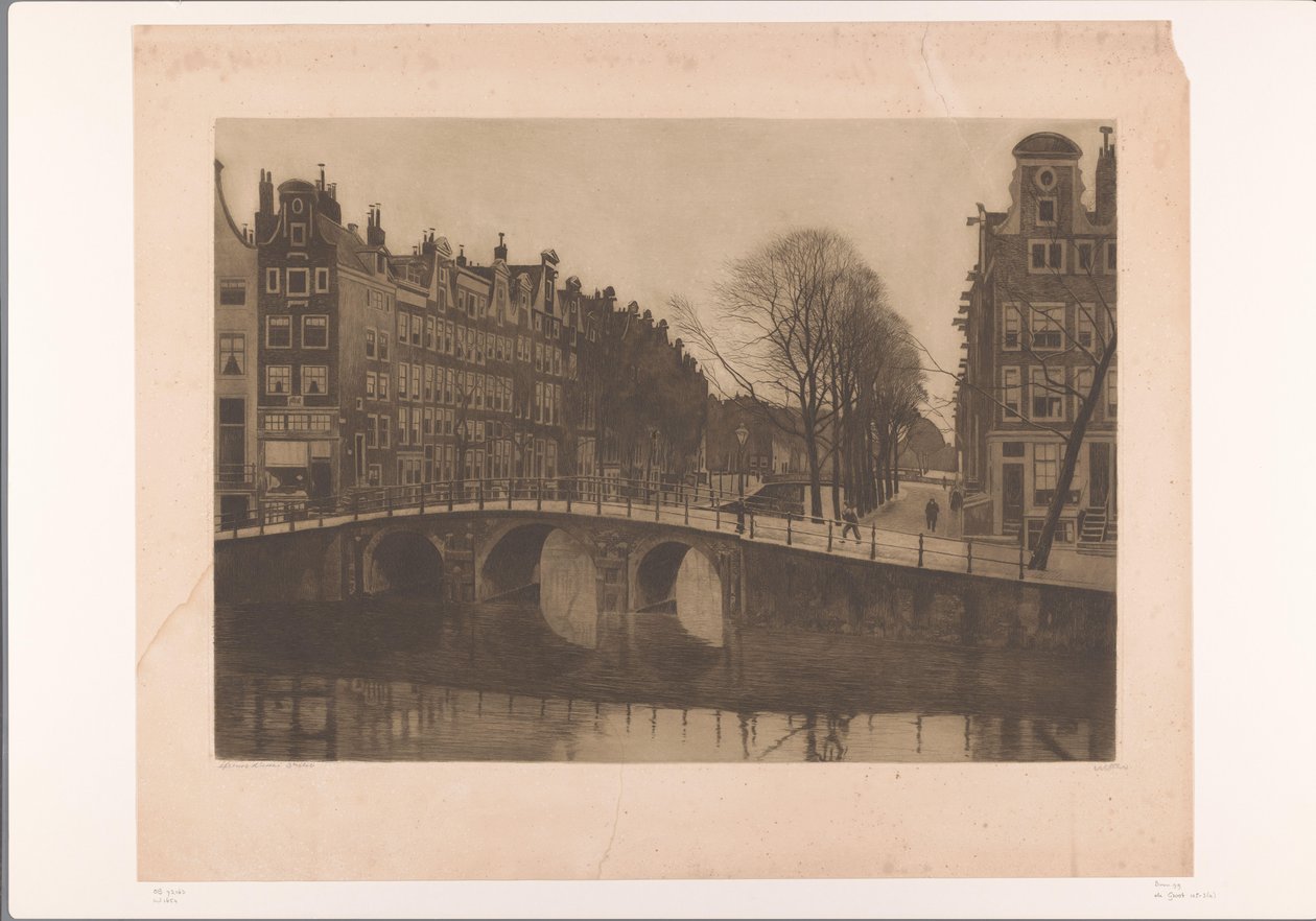 Leidsegracht, Amsterdam af Willem Arnoldus Witsen