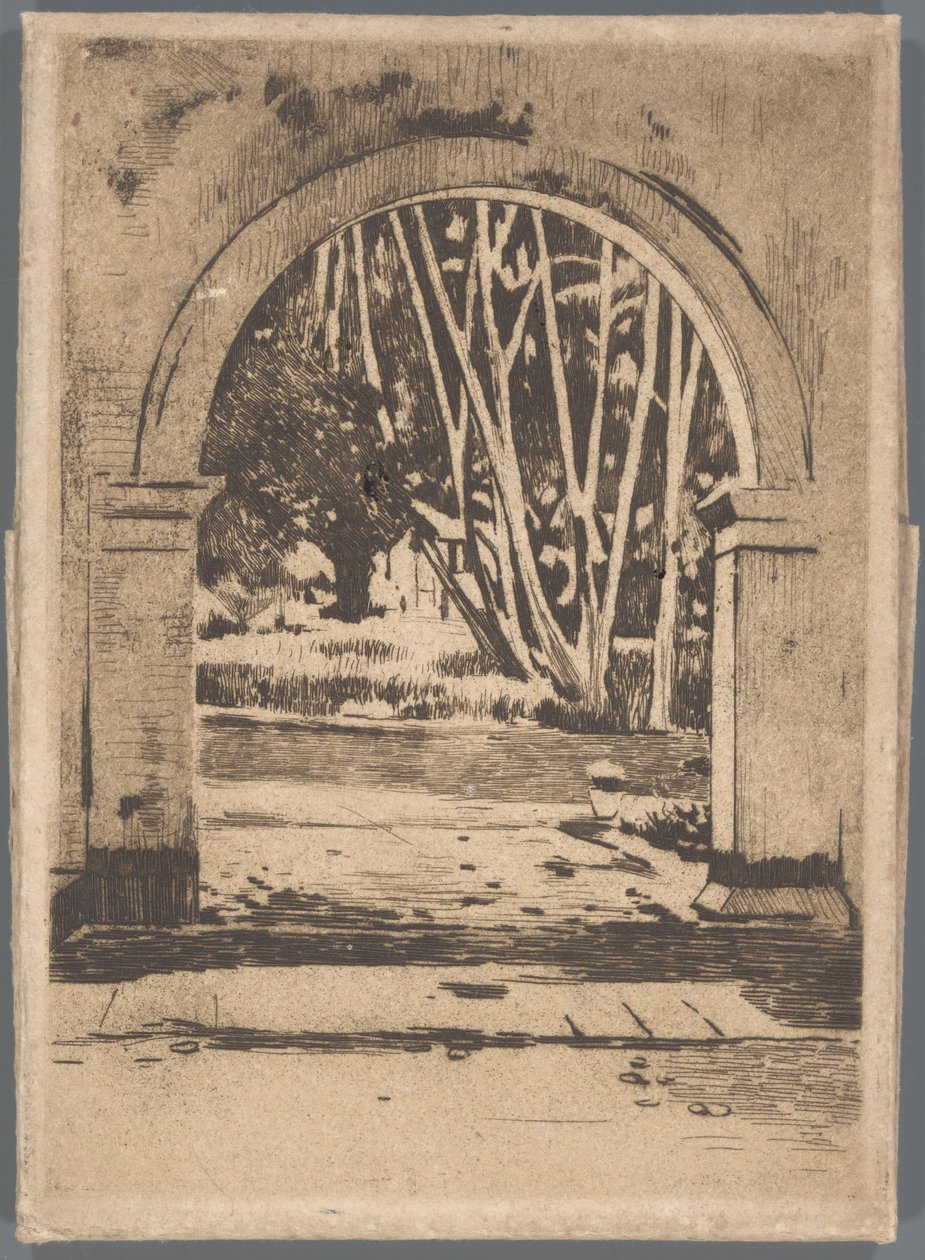 Porten til Hotel Bellevue, Buitenzorg af Willem Arnoldus Witsen