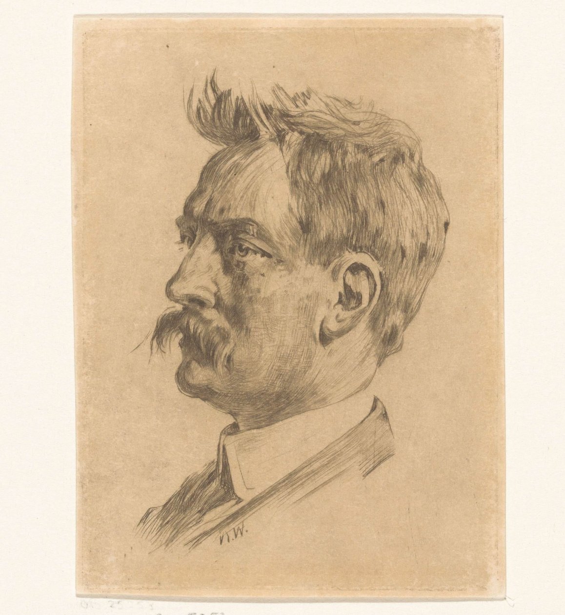 Portræt af Jan Hofker af Willem Arnoldus Witsen