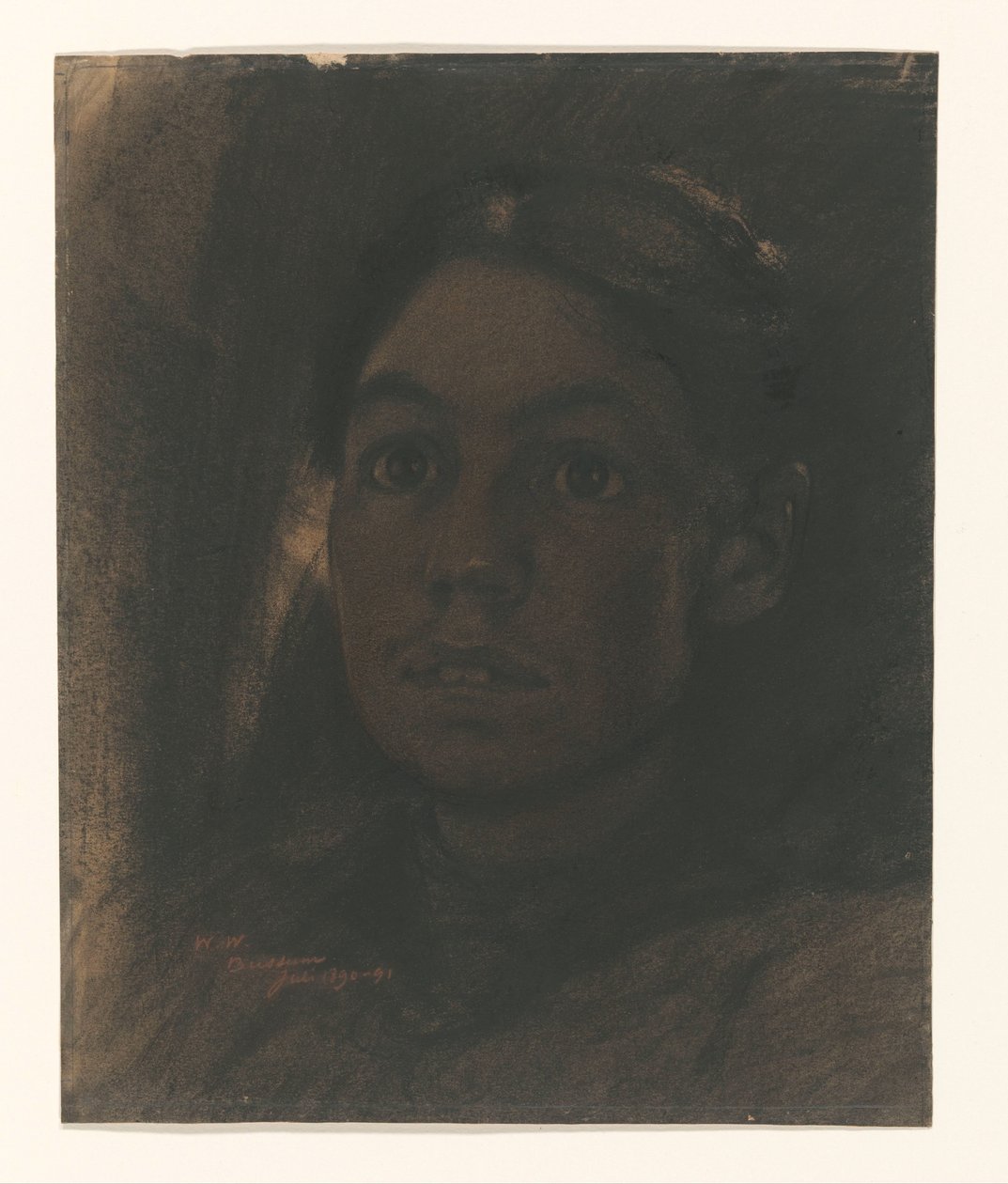 Portræt af Martha van Eeden-van Vloten af Willem Arnoldus Witsen