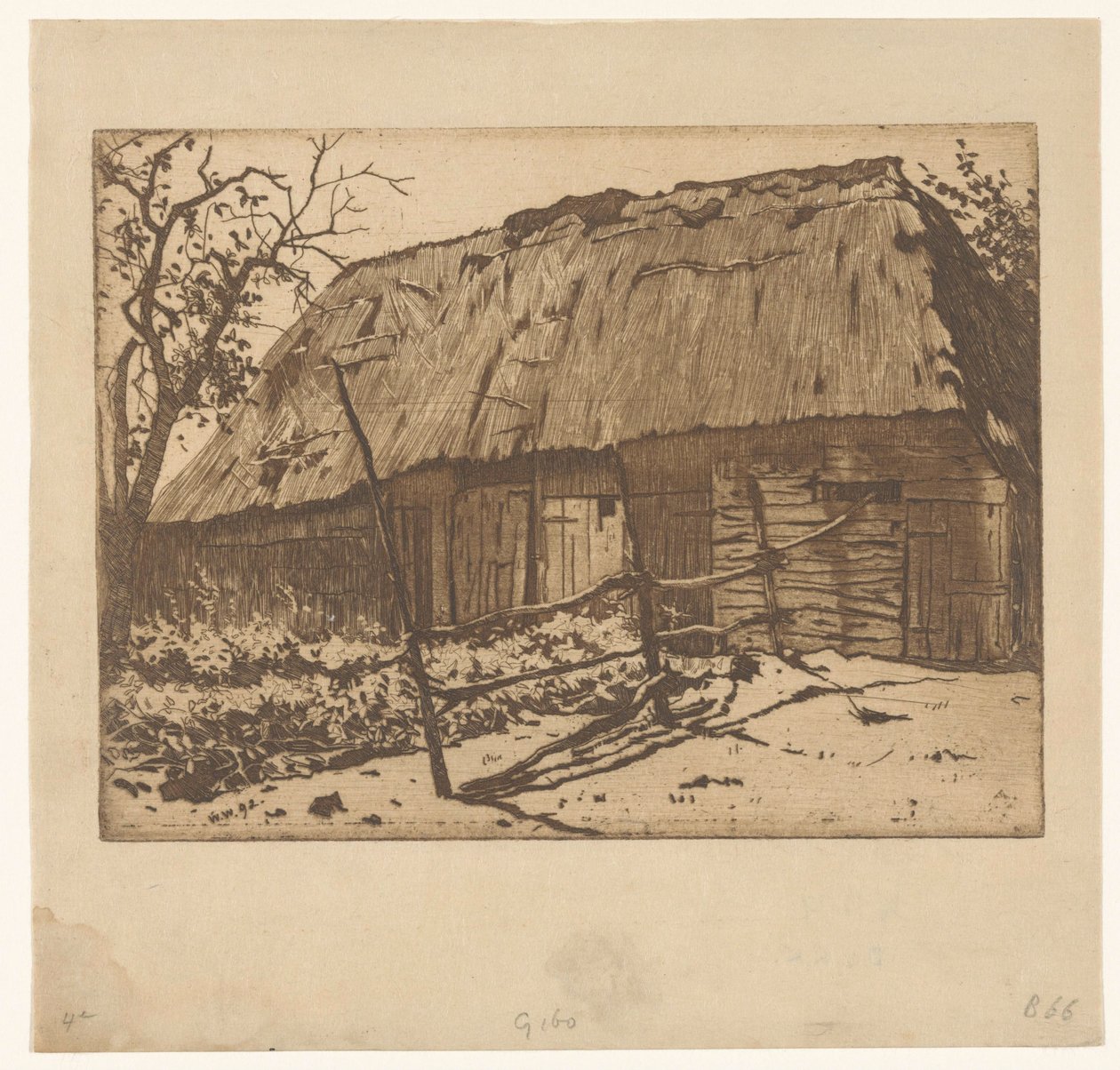 Lade med hegn i Brabant af Willem Arnoldus Witsen