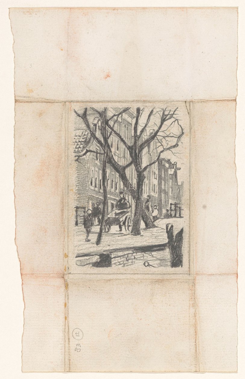 Bybilledet i Amsterdam: Rechtboomsloot af Willem Arnoldus Witsen