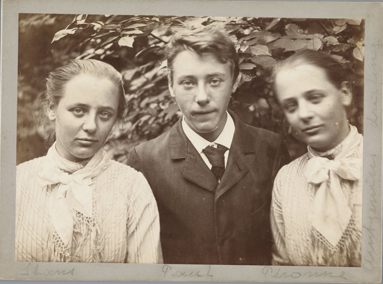 Trillingerne Stans, Paul og Peronne Arntzenius af Willem Witsen