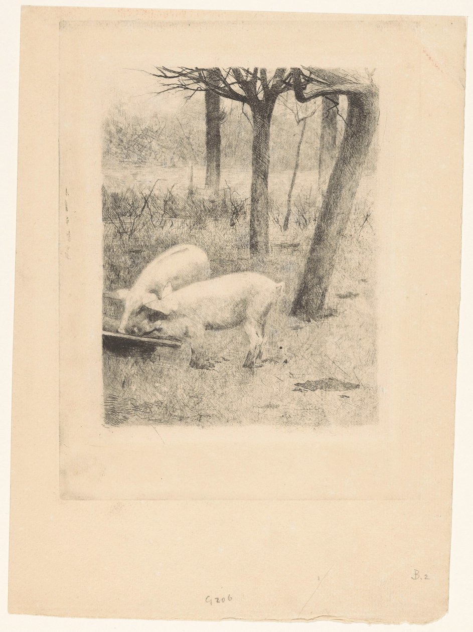 To grise ved et trug af Willem Arnoldus Witsen