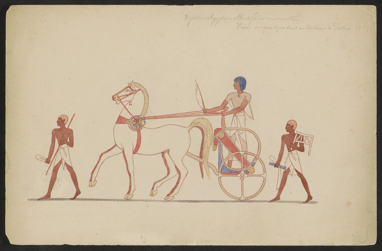Egyptisk dignitær aflægger besøg af Willem de Famars Testas