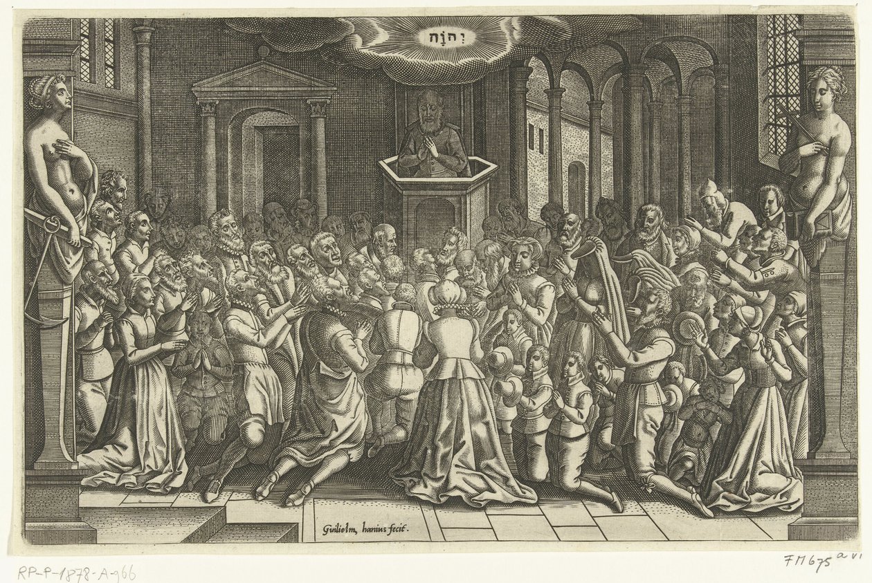 Tak for lettelsen af ​​Leiden, 1574 Leiden under belejringen og nødhjælpen, 1574 (serietitel) af Willem de Haen