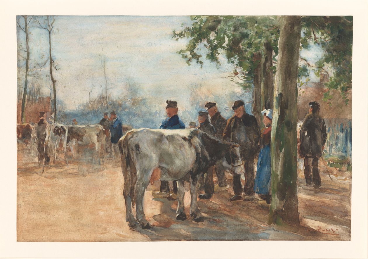 Kvægmarkedet af Willem de Zwart