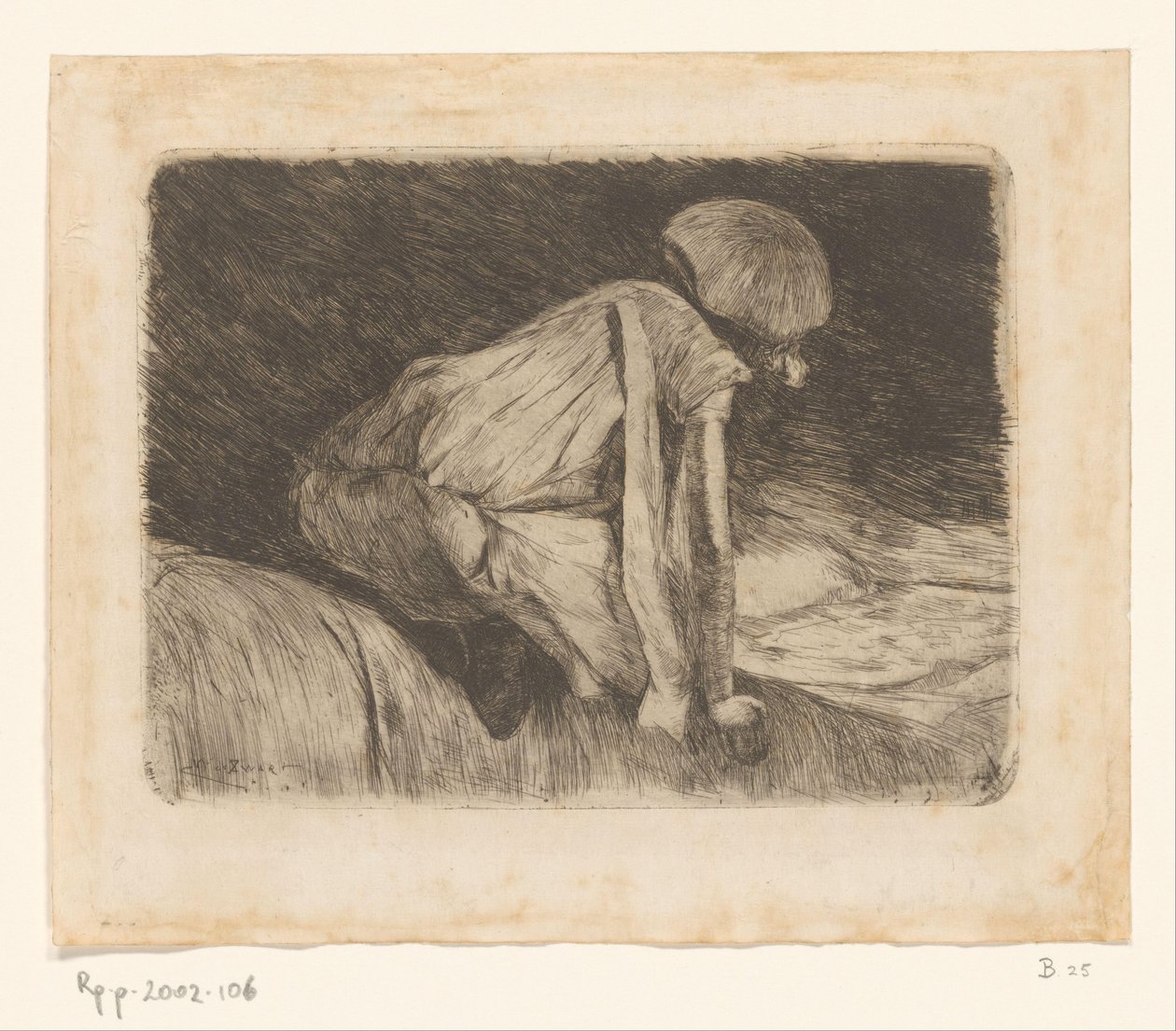 Girl Reading (set bagfra) (original titel) af Willem de Zwart