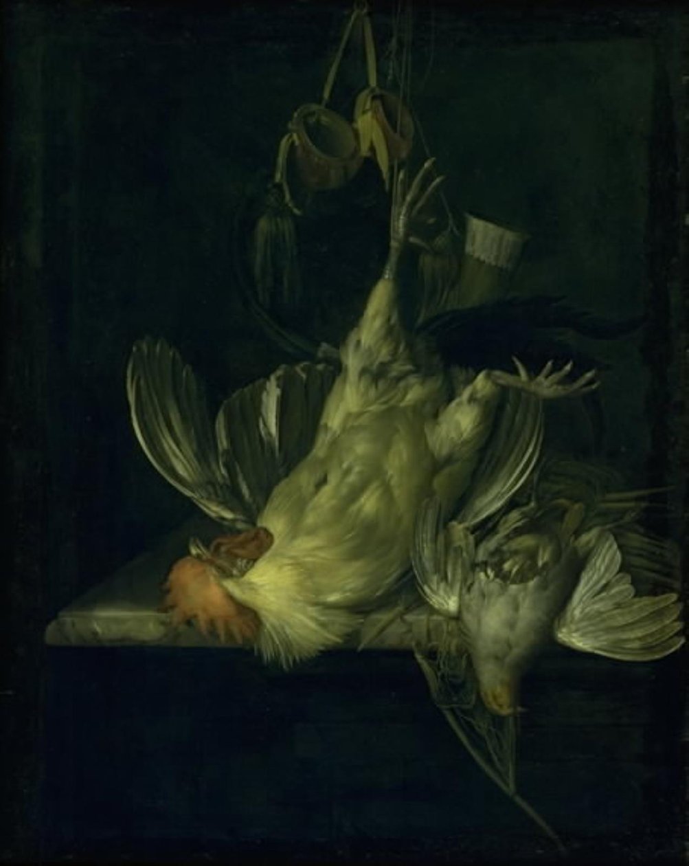 En død hvid pik af Willem van Aelst