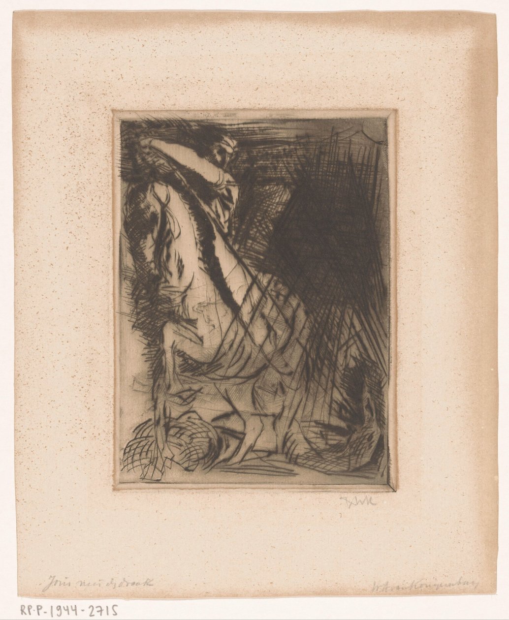 Sankt Georg og dragen af Willem van Konijnenburg (signed by artist)