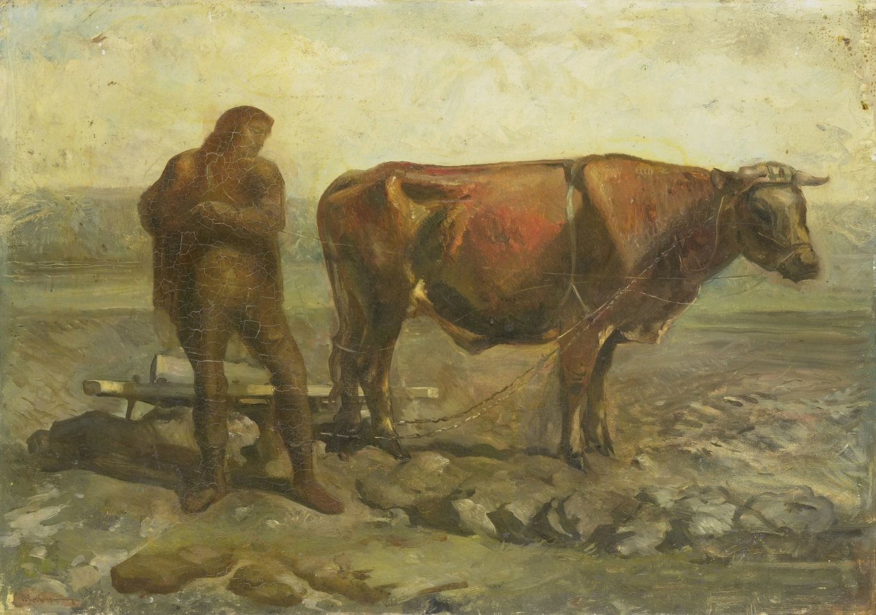 Pløjende Bonde af Willem van Konijnenburg