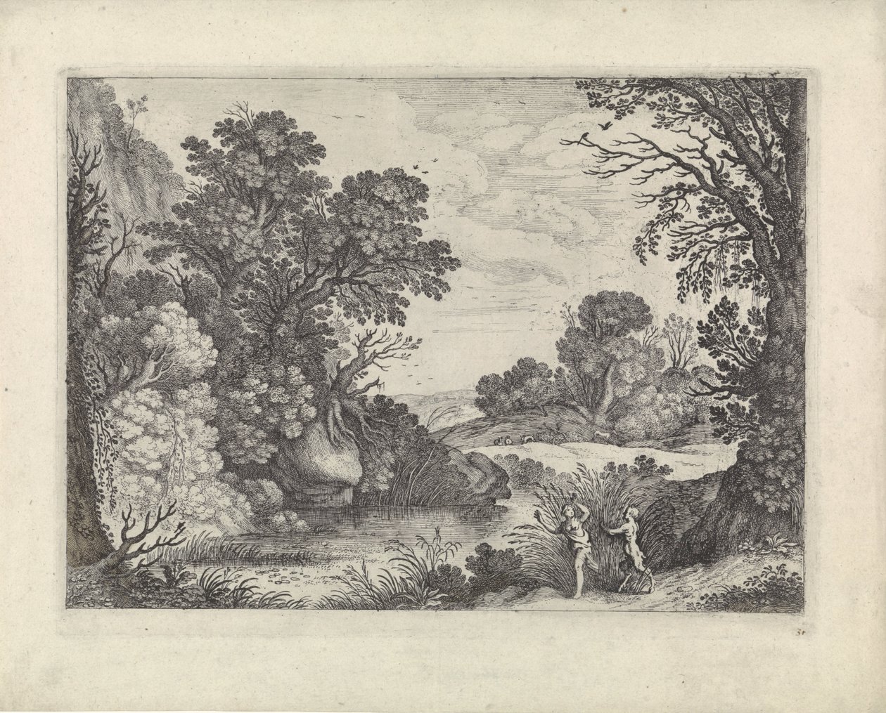 Pan en Syrigs af Willem van Nieulandt (II)