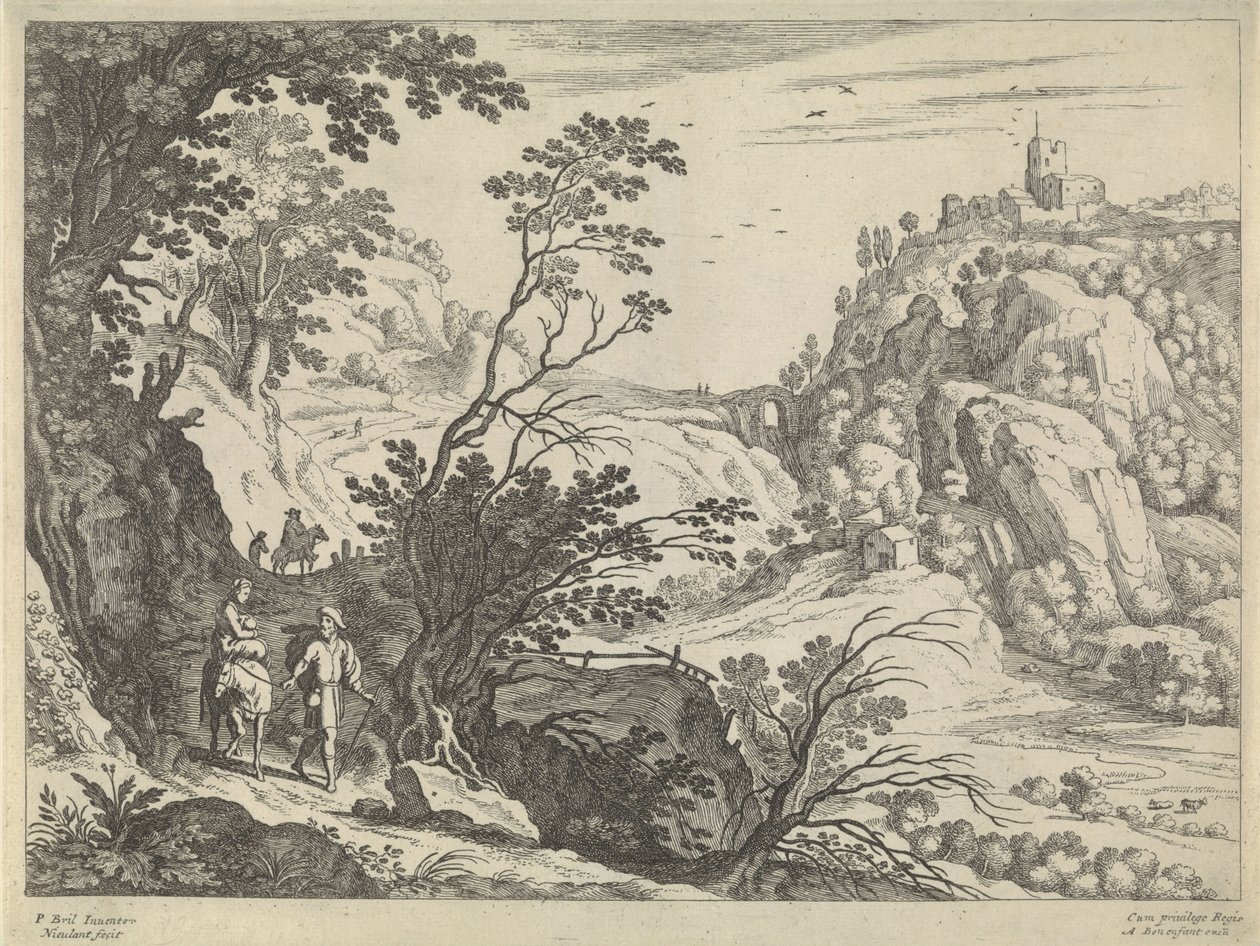 Flyvning til Egypten af Willem van Nieulandt (II)