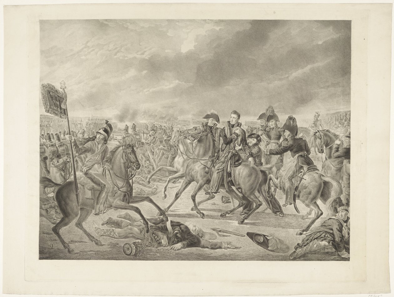 Prins af Orange i slaget ved Waterloo, 1815 af Willem van Senus
