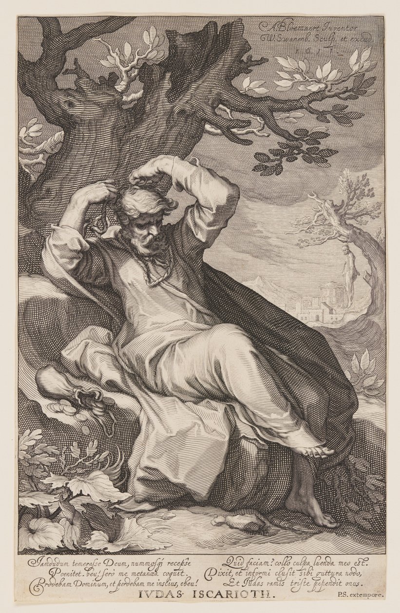 Judas Iscarioth, fra Syndere i Det Gamle og Det Nye Testamente af Willem van Swanenburgh