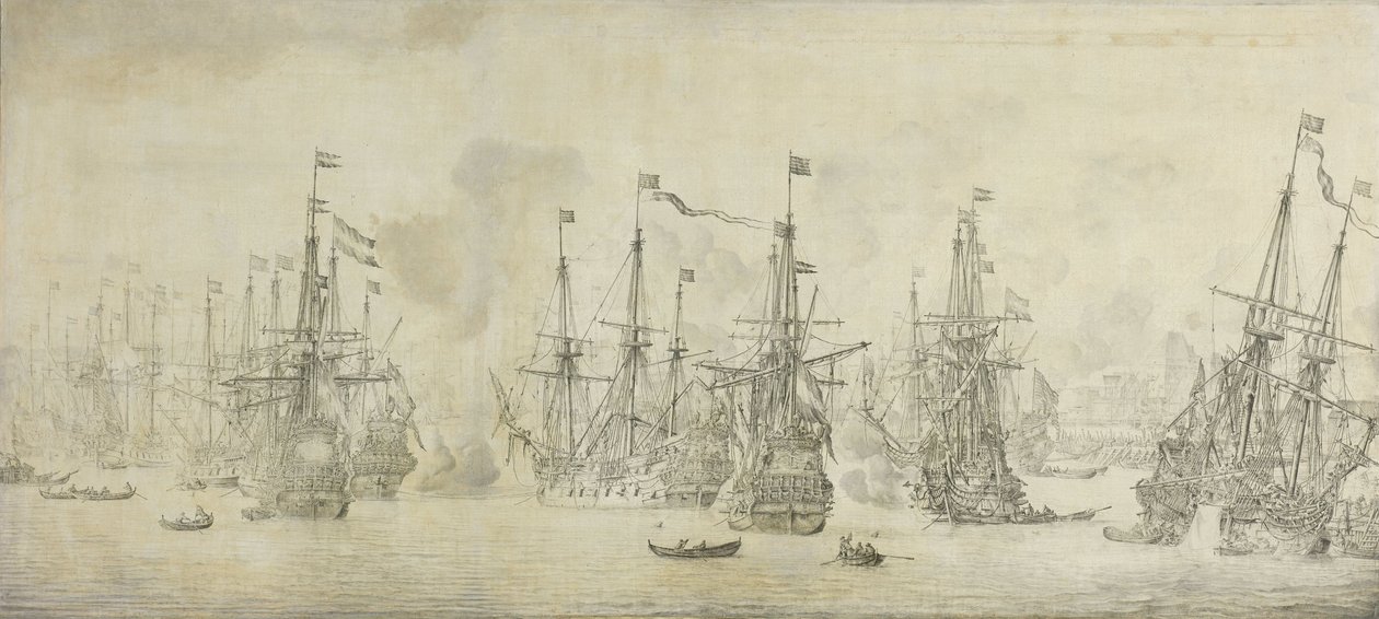  af Willem van de the Elder Velde