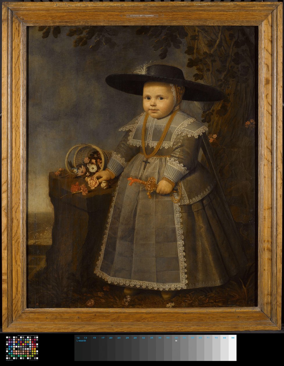 Portræt af en lille dreng af Willem van der Vliet (ca. 1584 1642)