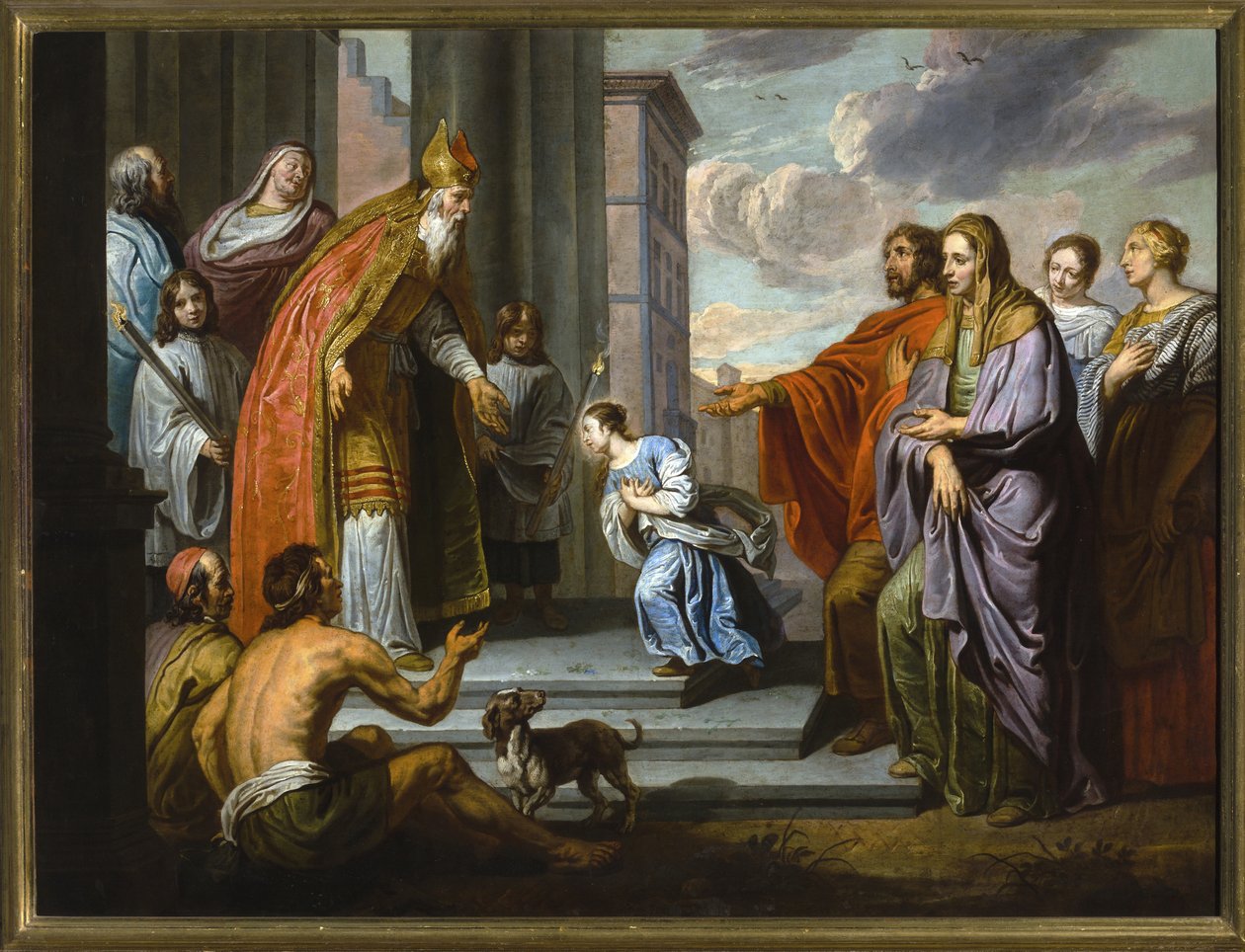 Marias præsentation ved templet af Willem van the Elder Herp