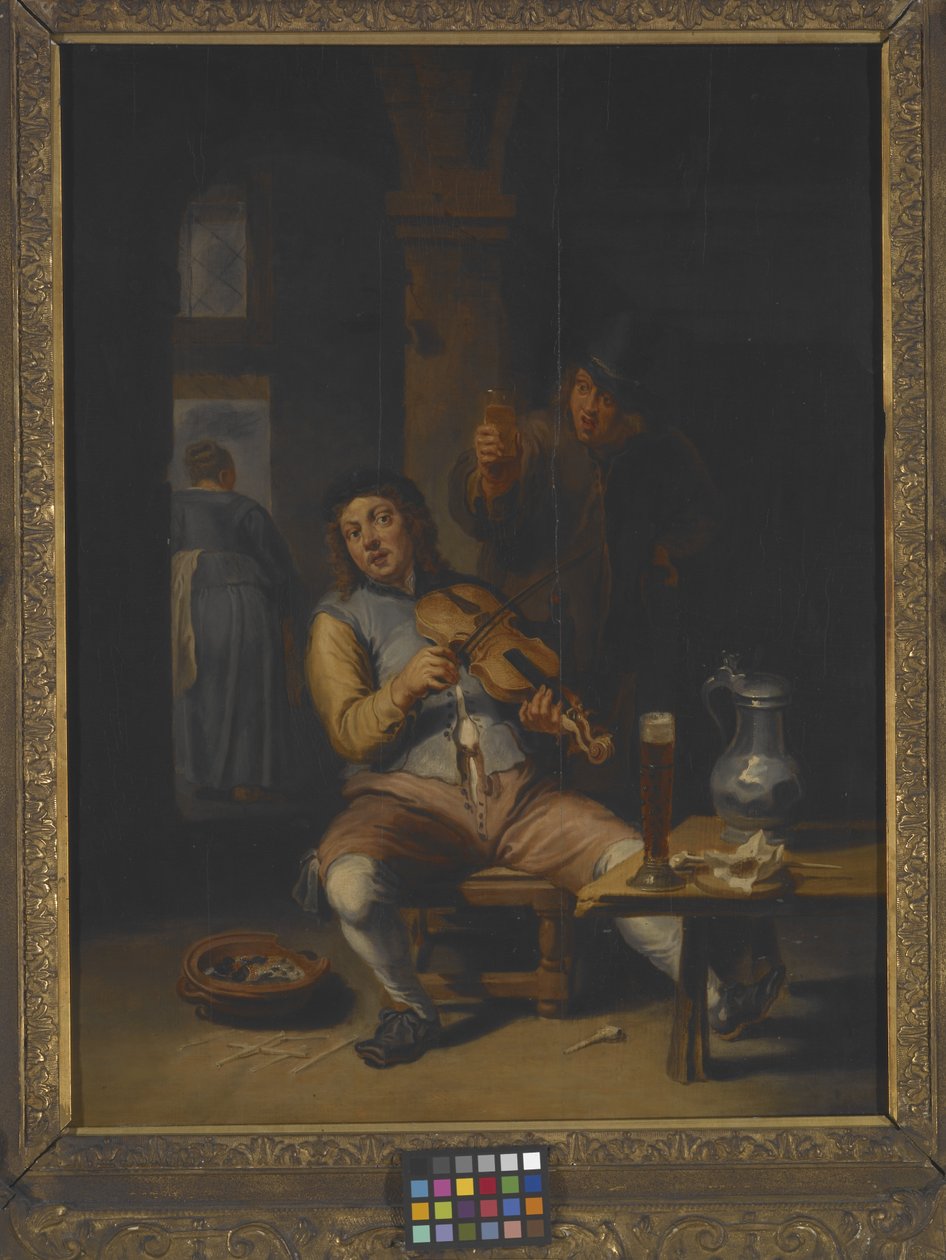The Revelers (olie på træ) af Willem van the Elder Herp