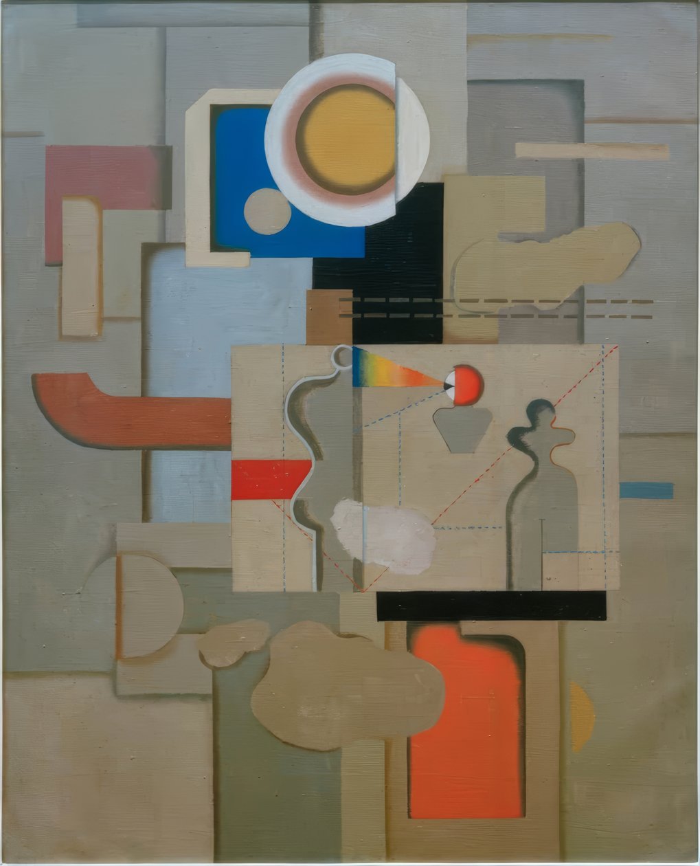 atelierbillede af Willi Baumeister