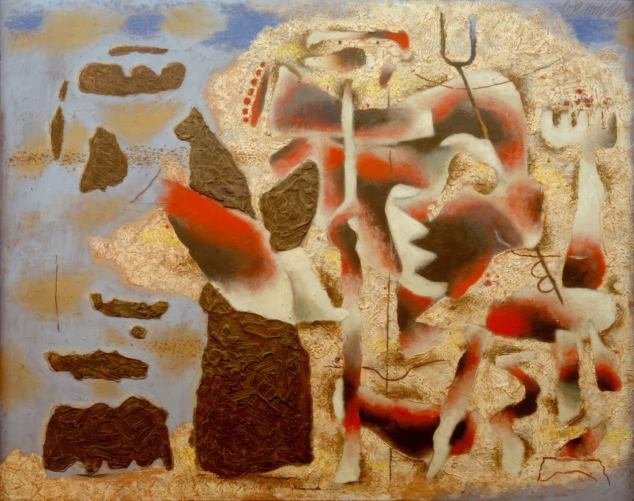 Atlantis af Willi Baumeister