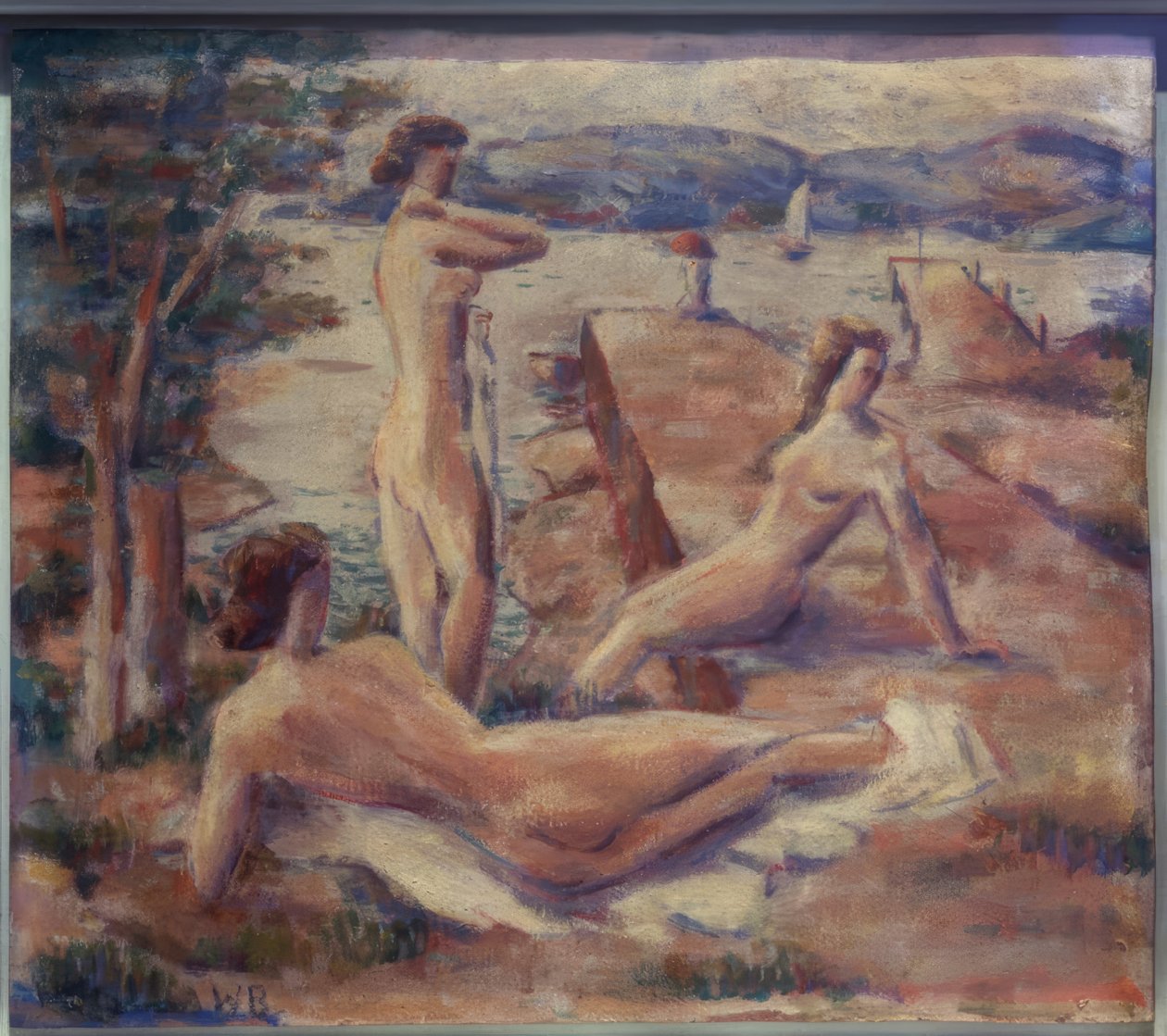 Badende af Willi Baumeister