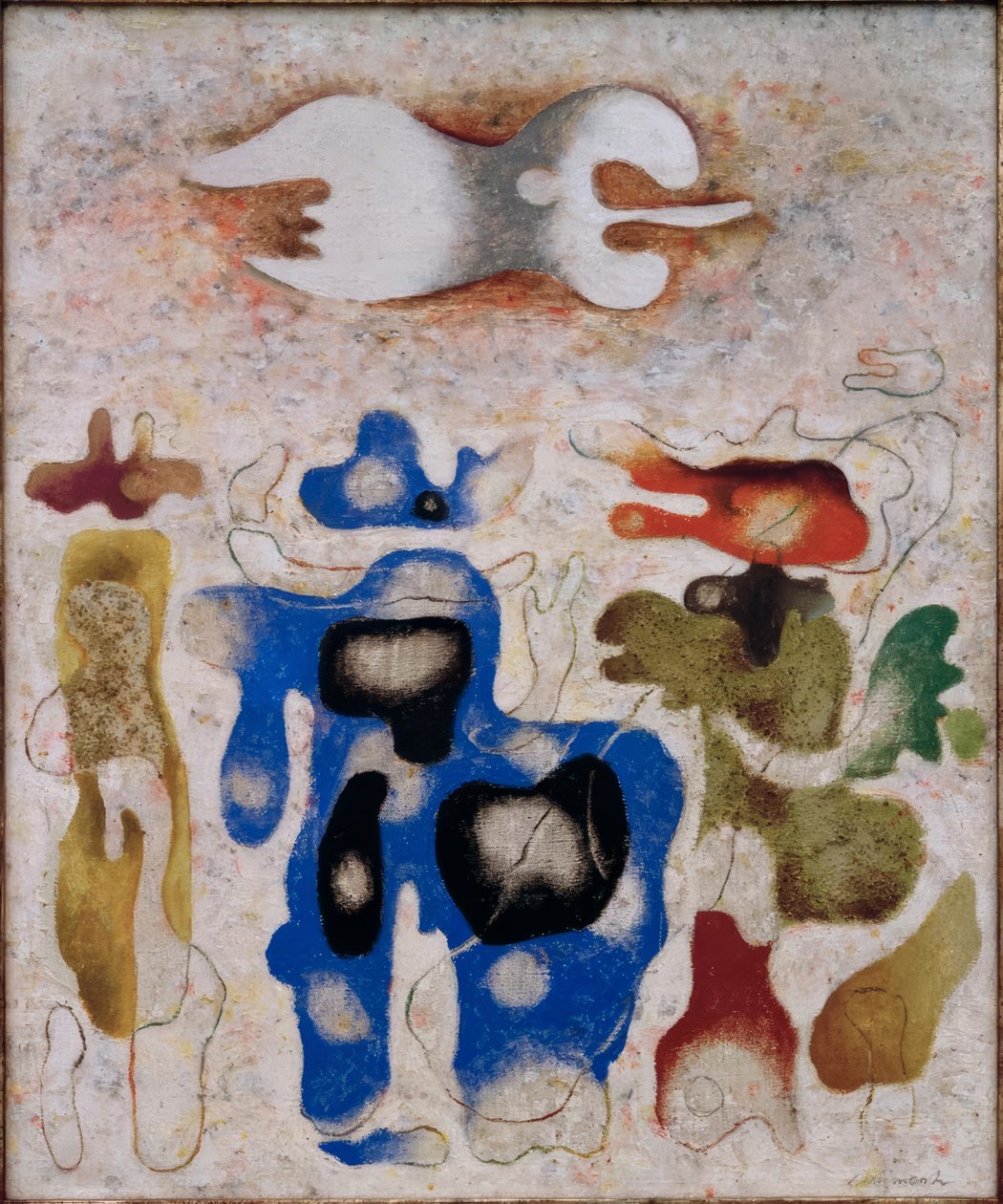 Eidos med række IV af Willi Baumeister