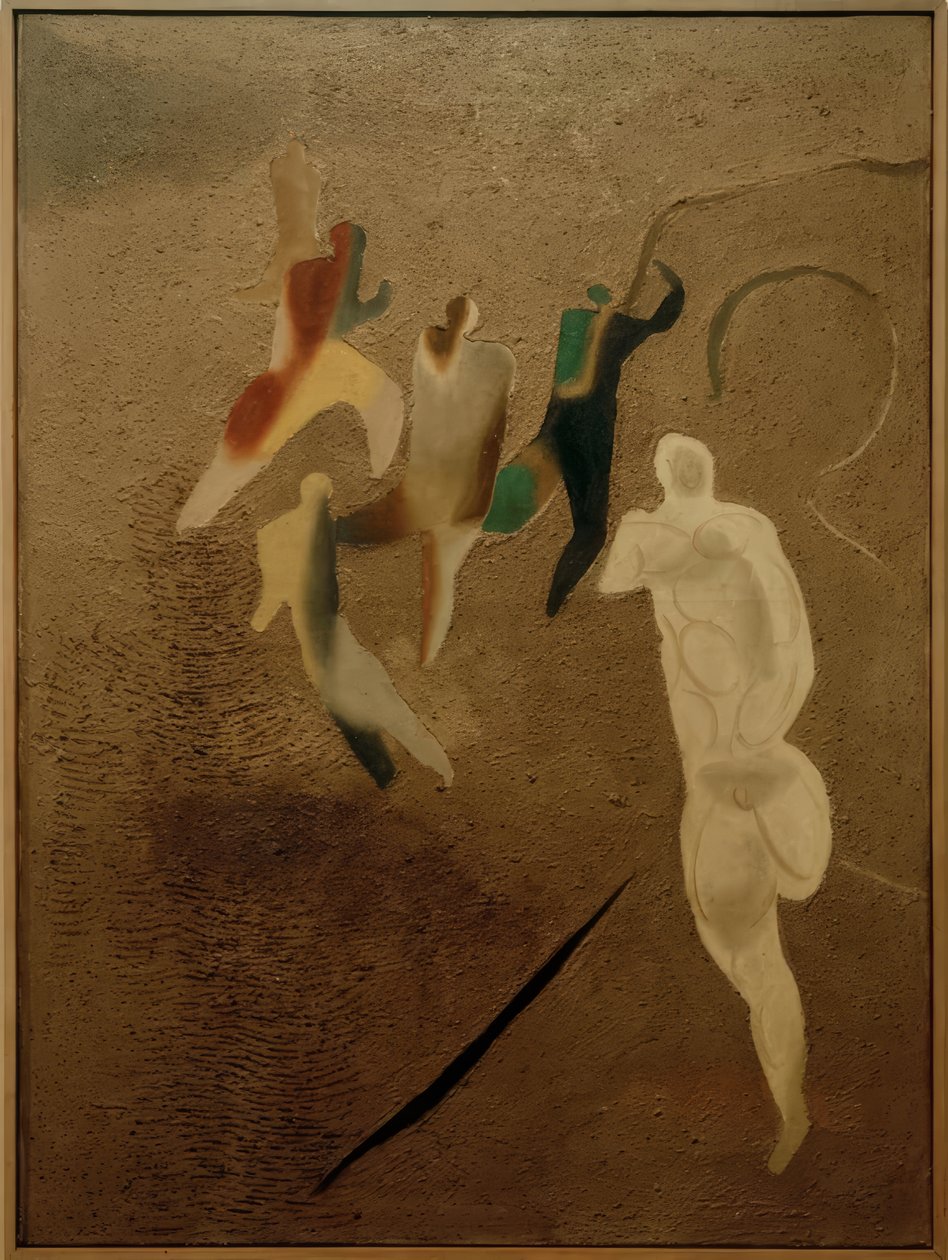 fodboldbane af Willi Baumeister