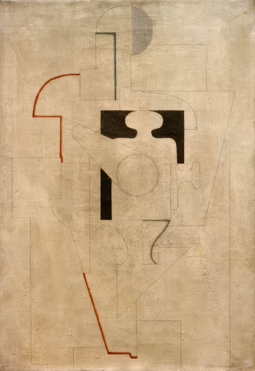 M 2 på grå af Willi Baumeister