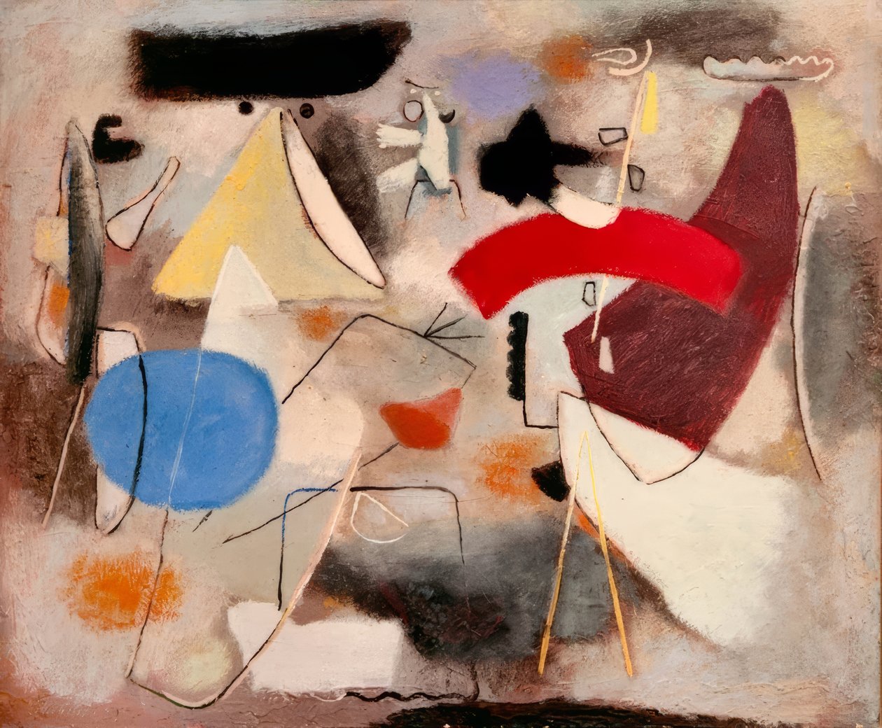 Sarabande af Willi Baumeister