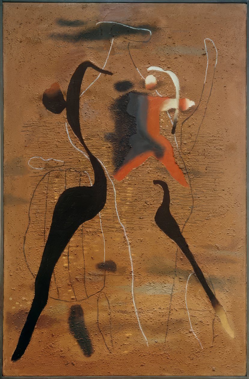 Gående figur af Willi Baumeister