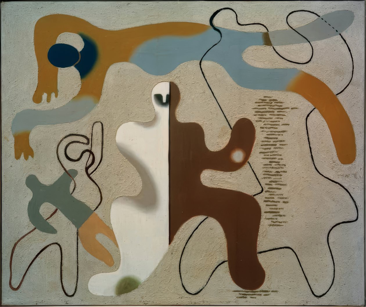 svømmer af Willi Baumeister