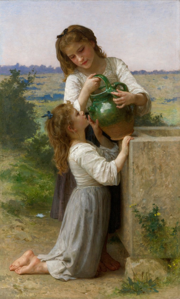 Ved springvandet af William Adolphe Bouguereau