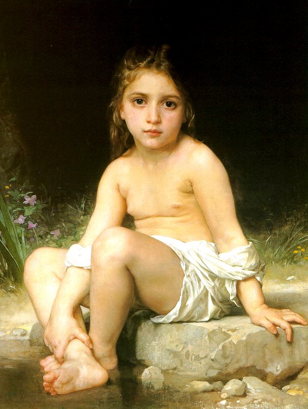 Badende Barn af William Adolphe Bouguereau