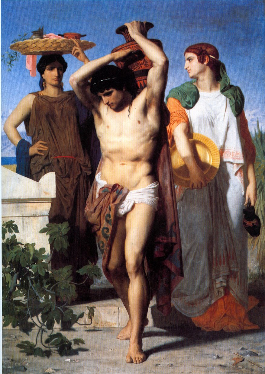 Canephores af William Adolphe Bouguereau