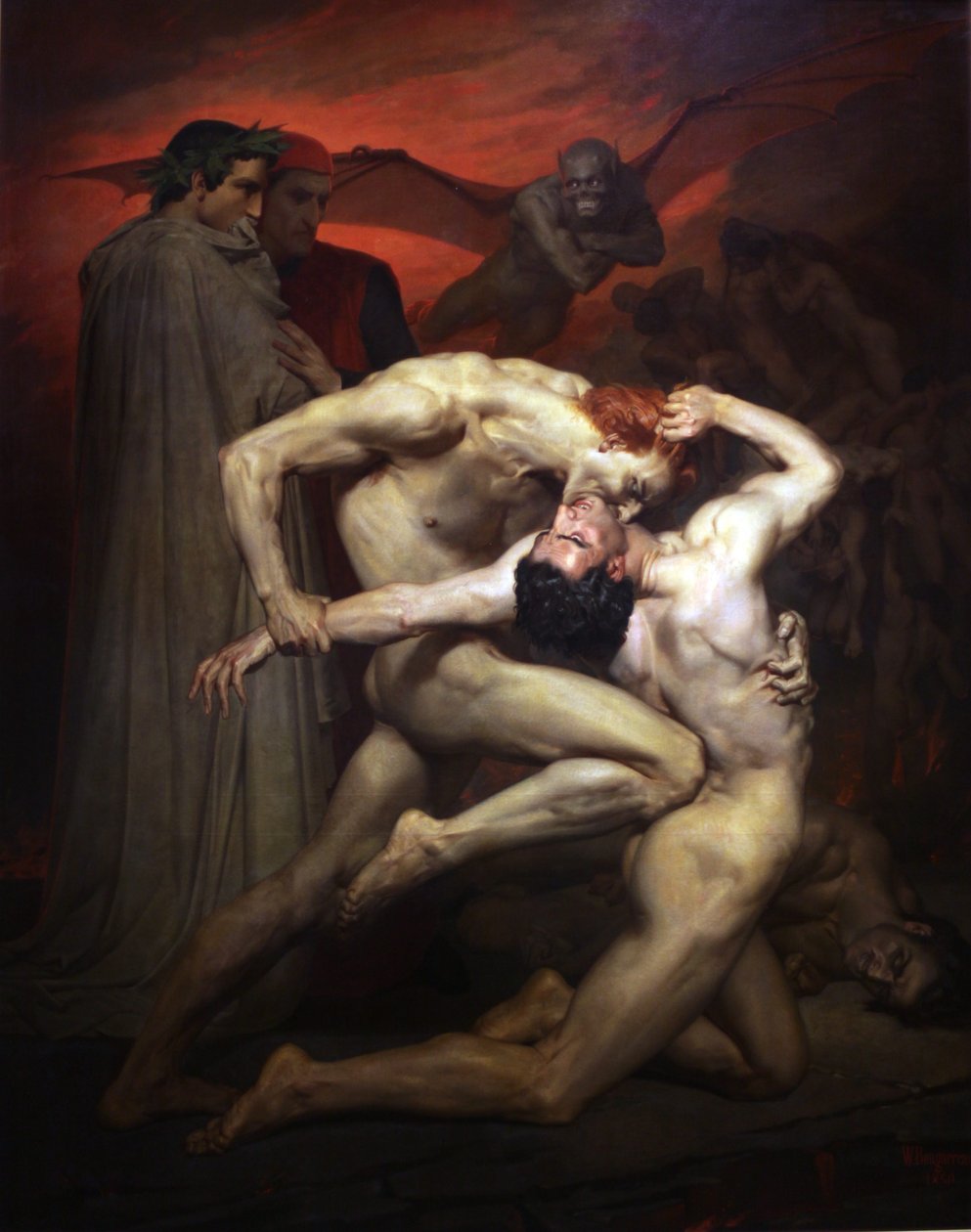 Dante og Virgil af William Adolphe Bouguereau