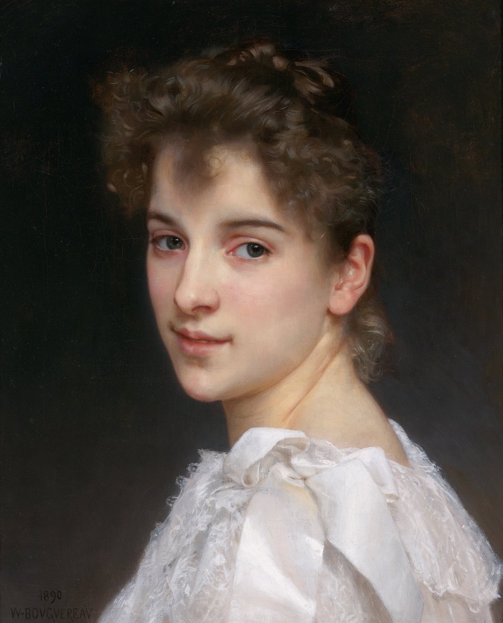Gabrielle Cot af William Adolphe Bouguereau