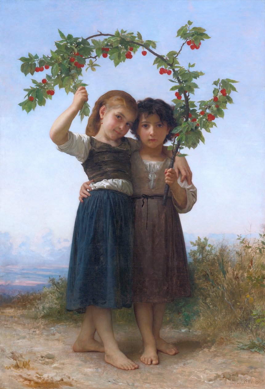 La Branche de Cerisier af William Adolphe Bouguereau
