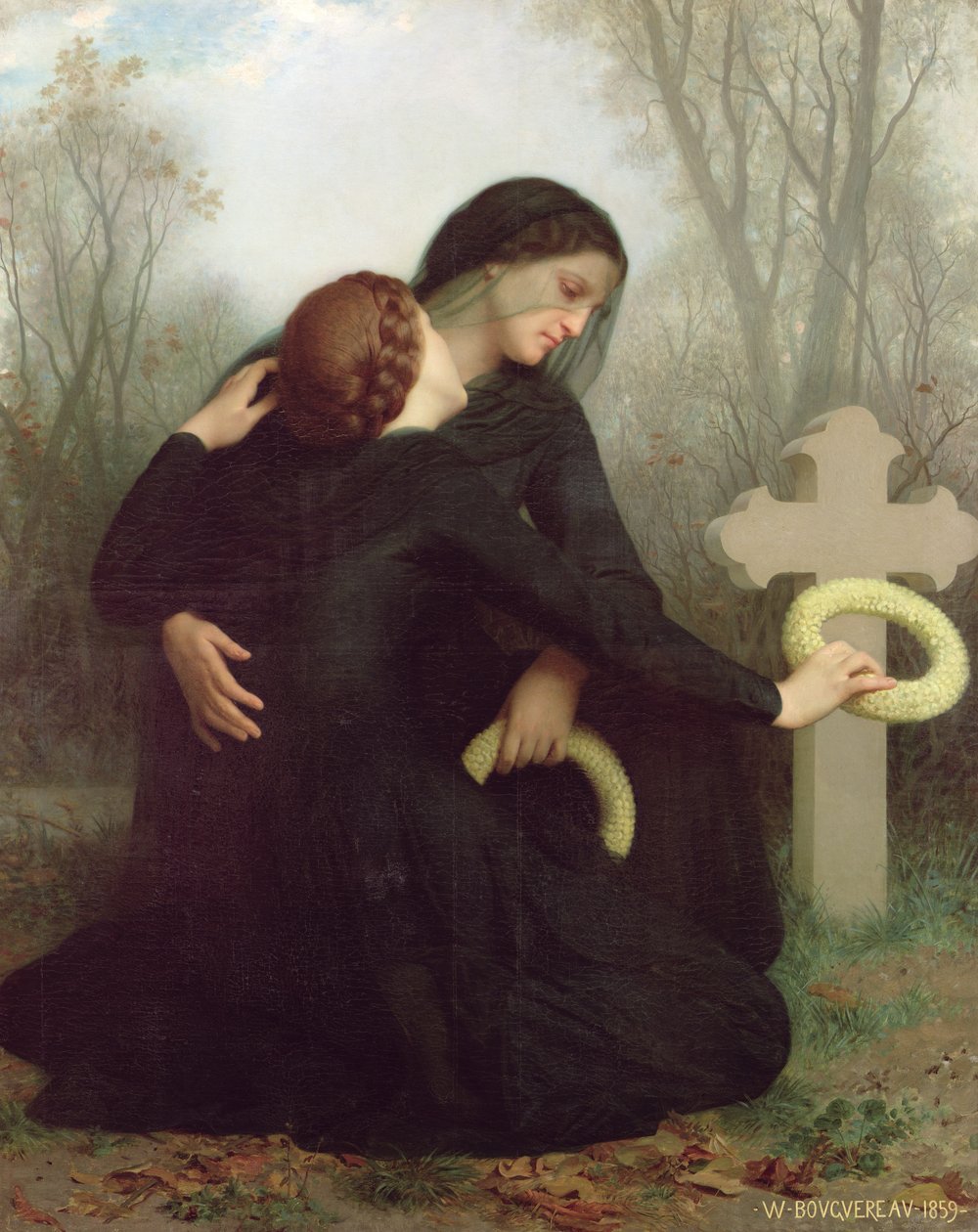 Allehelgensdag 1859 af William Adolphe Bouguereau