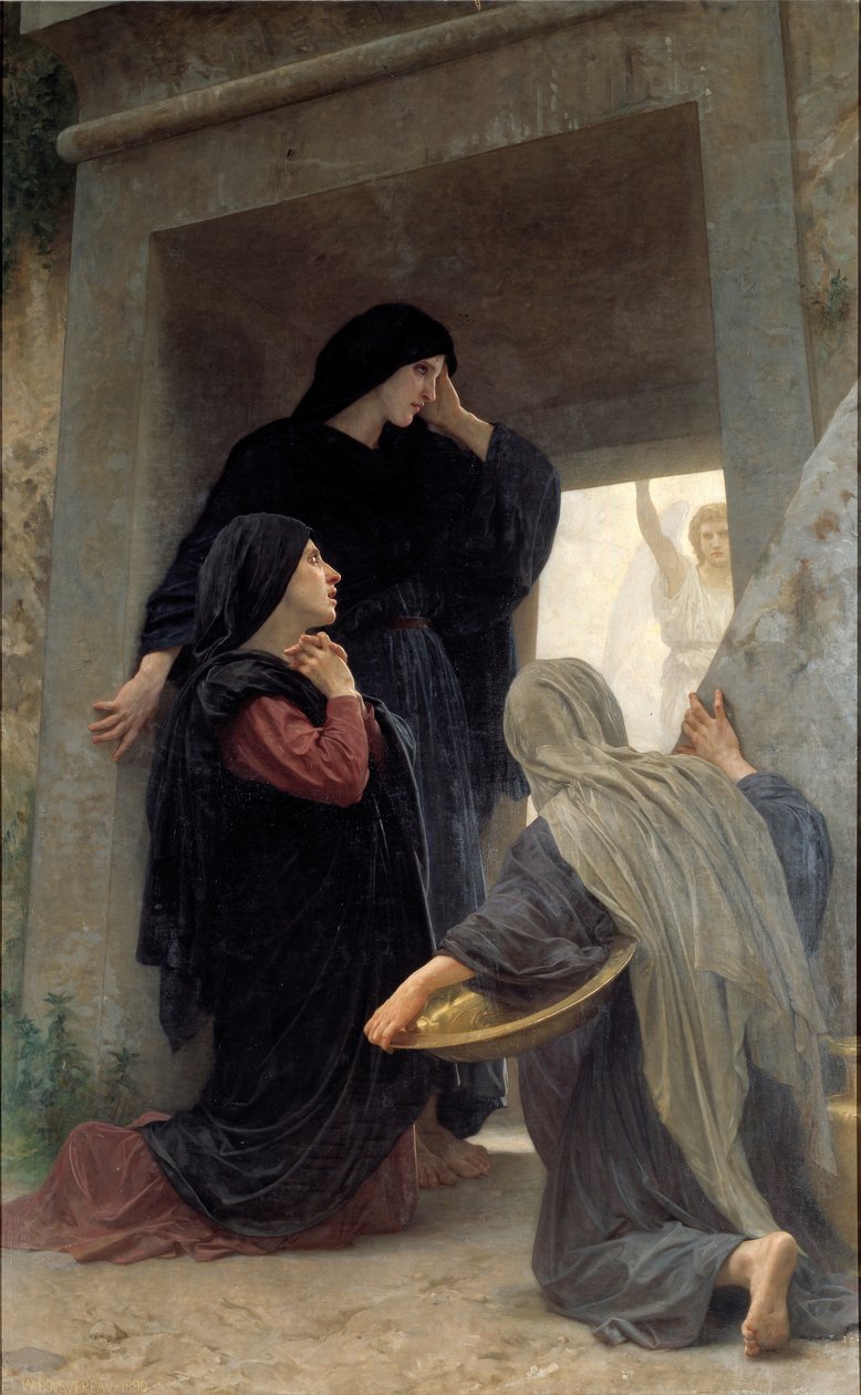 De hellige kvinder ved graven af William Adolphe Bouguereau
