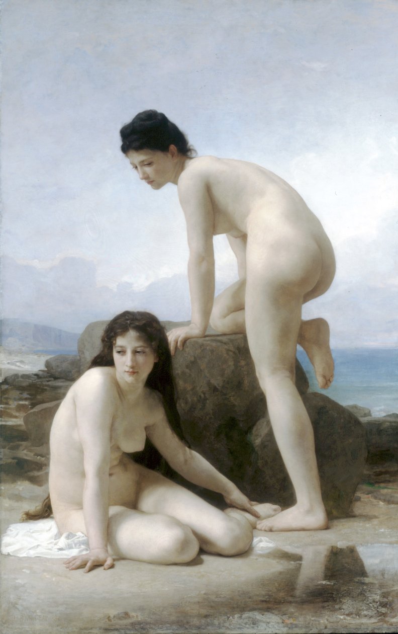 De to badegæster af William Adolphe Bouguereau