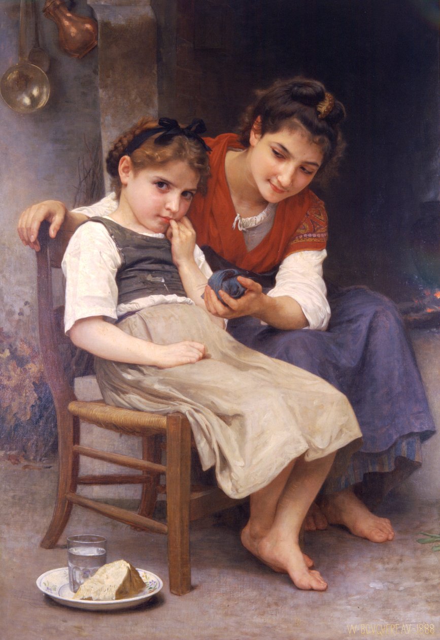 Lille Sulky af William Adolphe Bouguereau