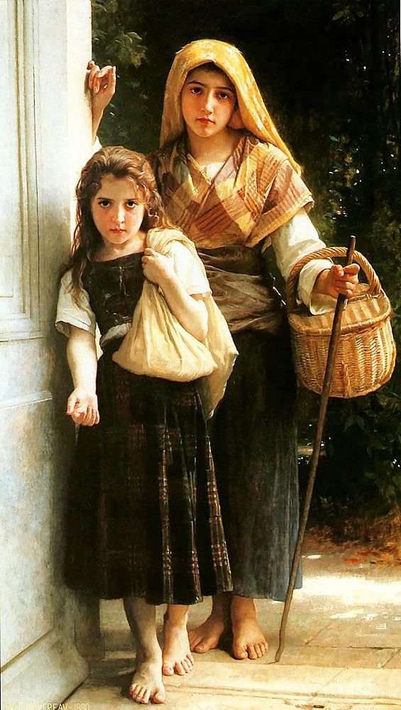 Små tiggere af William Adolphe Bouguereau