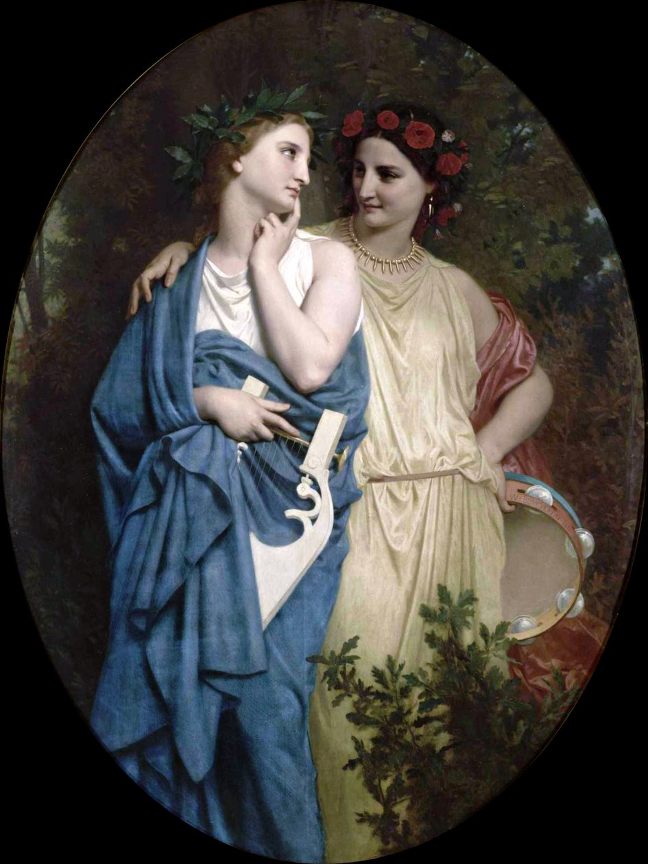 Philomela og Procne af William Adolphe Bouguereau