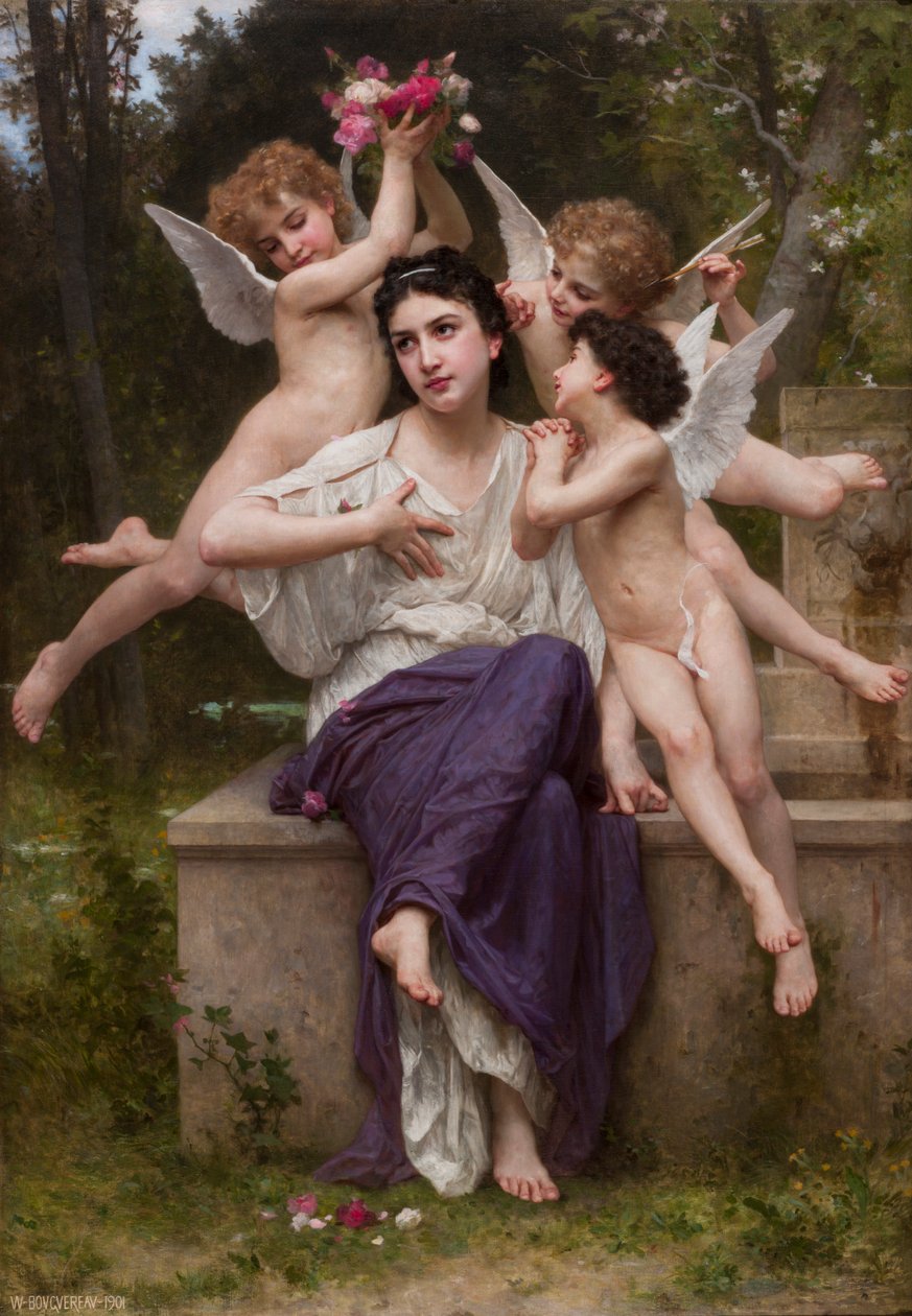Forårsdrøm af William Adolphe Bouguereau
