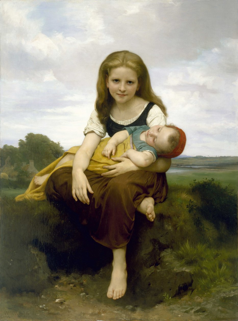 Den ældste søster af William Adolphe Bouguereau