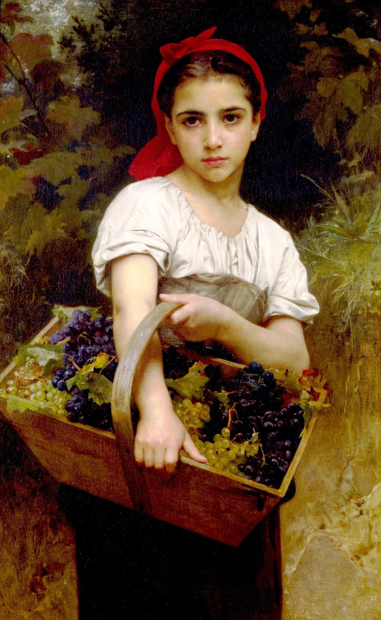 Druevælgeren af William Adolphe Bouguereau