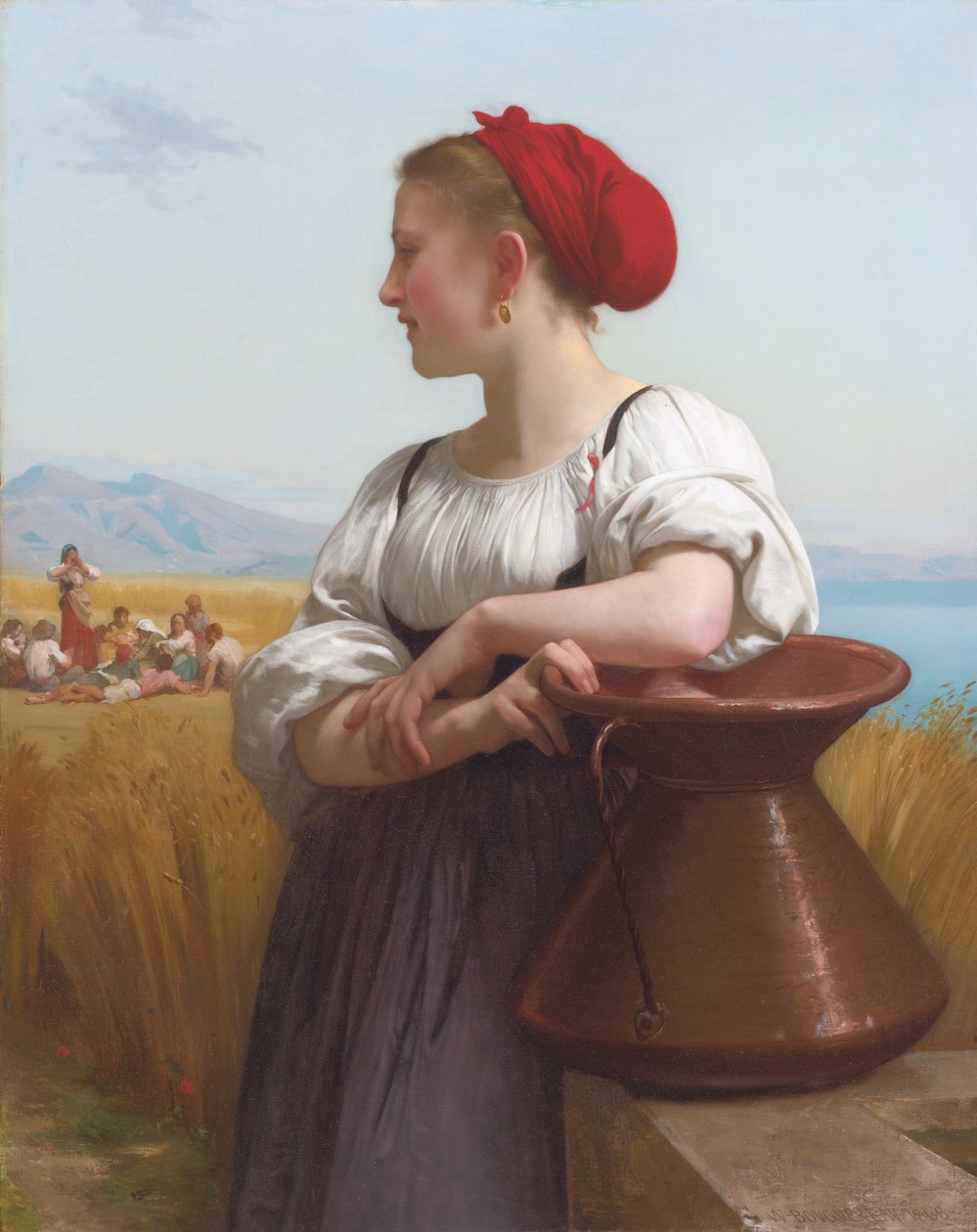 Mejetærskeren af William Adolphe Bouguereau